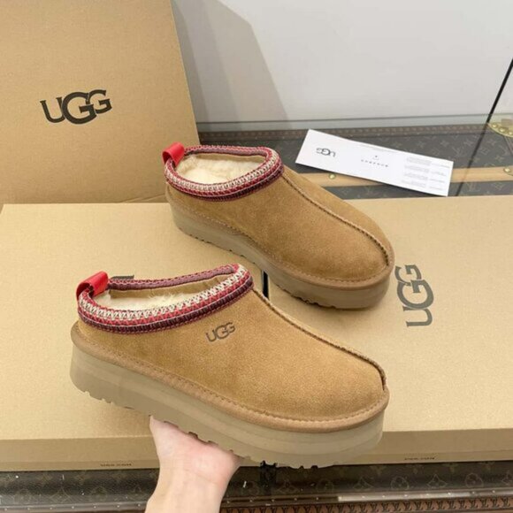 UGG Australia Tasman Slippers Maroon - Picture 4 of 4